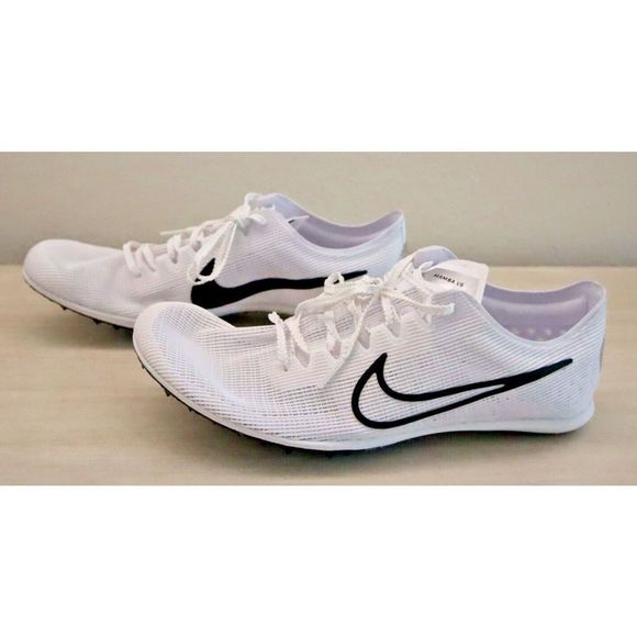 Nike Zoom DR2733 100 Men's Sz 10 White Mamba V6 Track & Field Distance Spikes - Picture 6 of 7